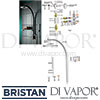 Bristan Prism Shower Pole Diverter To Handset Spares